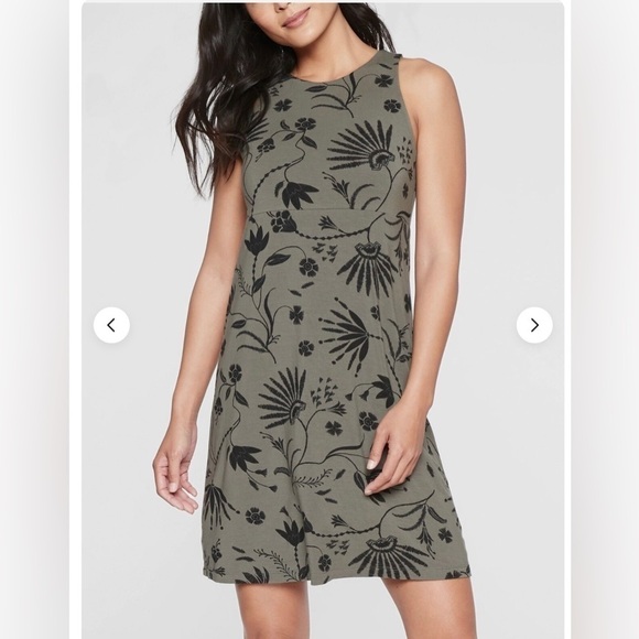 Athleta Dresses & Skirts - Athleta Gray and black Sleeveless Dress